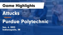 Attucks  vs Purdue Polytechnic  Game Highlights - Jan. 6, 2023