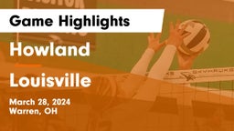 Howland  vs Louisville  Game Highlights - March 28, 2024
