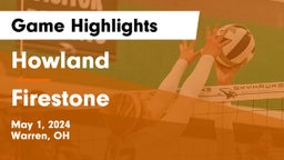 Howland  vs Firestone Game Highlights - May 1, 2024