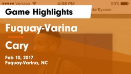 Fuquay-Varina  vs Cary  Game Highlights - Feb 10, 2017