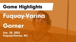 Fuquay-Varina  vs Garner  Game Highlights - Jan. 20, 2023