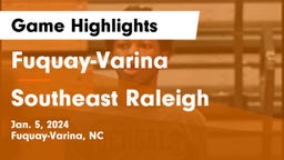 Fuquay-Varina  vs Southeast Raleigh Game Highlights - Jan. 5, 2024