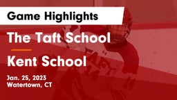 The Taft School vs Kent School Game Highlights - Jan. 25, 2023