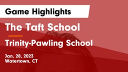 The Taft School vs Trinity-Pawling School Game Highlights - Jan. 28, 2023