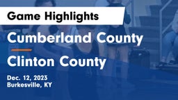 Cumberland County  vs Clinton County  Game Highlights - Dec. 12, 2023