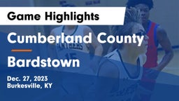 Cumberland County  vs Bardstown  Game Highlights - Dec. 27, 2023