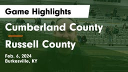 Cumberland County  vs Russell County  Game Highlights - Feb. 6, 2024