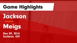 Jackson  vs Meigs Game Highlights - Dec 09, 2016