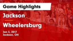 Jackson  vs Wheelersburg  Game Highlights - Jan 3, 2017