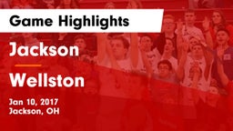 Jackson  vs Wellston Game Highlights - Jan 10, 2017