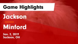Jackson  vs Minford  Game Highlights - Jan. 2, 2019
