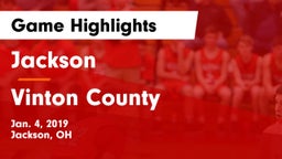 Jackson  vs Vinton County  Game Highlights - Jan. 4, 2019