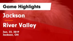 Jackson  vs River Valley  Game Highlights - Jan. 22, 2019