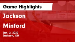Jackson  vs Minford  Game Highlights - Jan. 2, 2020