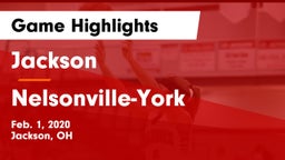 Jackson  vs Nelsonville-York  Game Highlights - Feb. 1, 2020