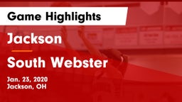Jackson  vs South Webster  Game Highlights - Jan. 23, 2020