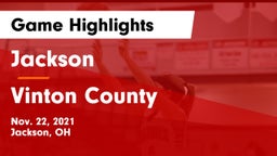 Jackson  vs Vinton County  Game Highlights - Nov. 22, 2021