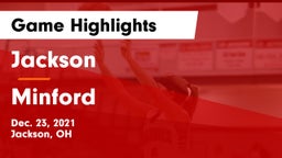 Jackson  vs Minford  Game Highlights - Dec. 23, 2021