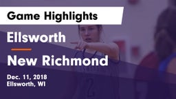 Ellsworth  vs New Richmond  Game Highlights - Dec. 11, 2018