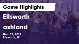 Ellsworth  vs ashland  Game Highlights - Dec. 28, 2018