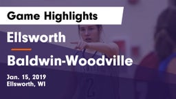 Ellsworth  vs Baldwin-Woodville  Game Highlights - Jan. 15, 2019