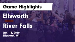 Ellsworth  vs River Falls  Game Highlights - Jan. 18, 2019