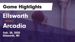 Ellsworth  vs Arcadia  Game Highlights - Feb. 28, 2020