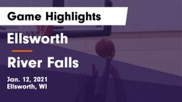 Ellsworth  vs River Falls  Game Highlights - Jan. 12, 2021