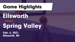 Ellsworth  vs Spring Valley  Game Highlights - Feb. 6, 2021