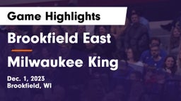 Brookfield East  vs Milwaukee King  Game Highlights - Dec. 1, 2023