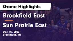 Brookfield East  vs Sun Prairie East  Game Highlights - Dec. 29, 2023