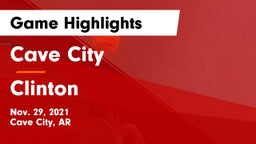 Cave City  vs Clinton  Game Highlights - Nov. 29, 2021