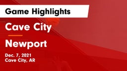 Cave City  vs Newport  Game Highlights - Dec. 7, 2021