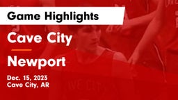 Cave City  vs Newport  Game Highlights - Dec. 15, 2023