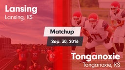 Matchup: Lansing  vs. Tonganoxie  2016