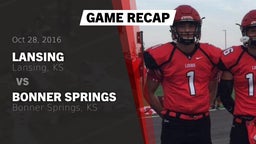 Recap: Lansing  vs. Bonner Springs  2016