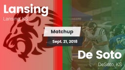 Matchup: Lansing  vs. De Soto  2018