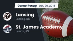 Recap: Lansing  vs. St. James Academy  2018