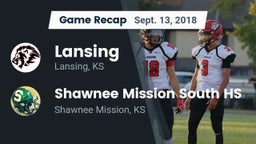 Recap: Lansing  vs. Shawnee Mission South HS 2018