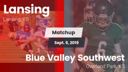 Matchup: Lansing  vs. Blue Valley Southwest  2019