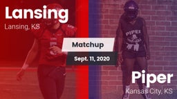 Matchup: Lansing  vs. Piper  2020