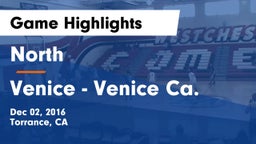 North  vs Venice  - Venice Ca. Game Highlights - Dec 02, 2016