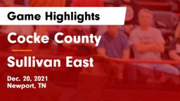 Cocke County  vs Sullivan East  Game Highlights - Dec. 20, 2021