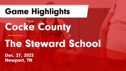 Cocke County  vs The Steward School Game Highlights - Dec. 27, 2023