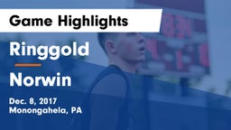 Ringgold  vs Norwin  Game Highlights - Dec. 8, 2017