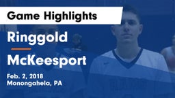 Ringgold  vs McKeesport  Game Highlights - Feb. 2, 2018