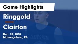Ringgold  vs Clairton  Game Highlights - Dec. 28, 2018