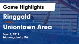 Ringgold  vs Uniontown Area  Game Highlights - Jan. 8, 2019