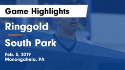 Ringgold  vs South Park  Game Highlights - Feb. 5, 2019
