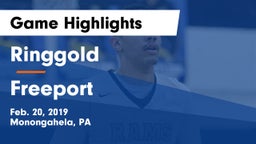 Ringgold  vs Freeport Game Highlights - Feb. 20, 2019